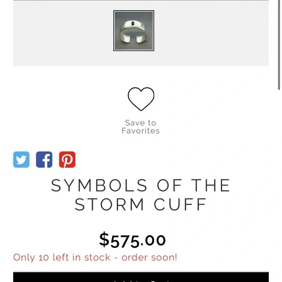 Vintage SYMBOLS OF THE STORM CUFF Sterling silver semi precious gem stones